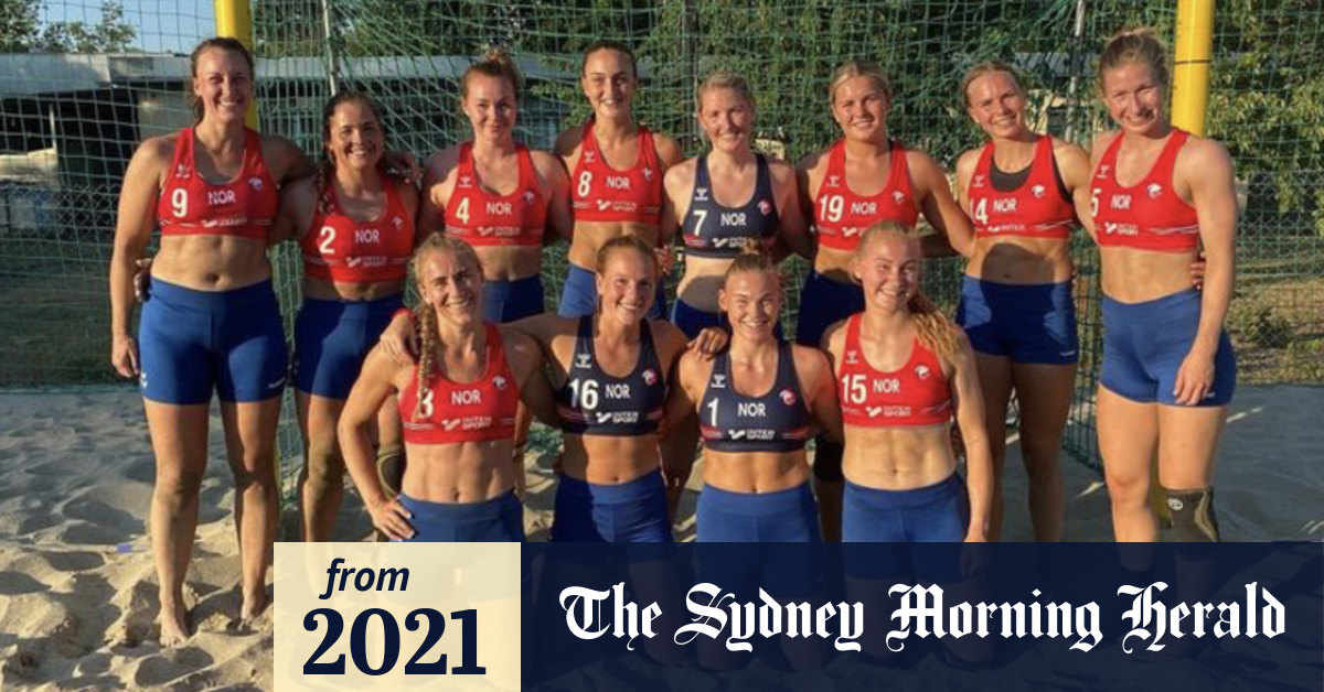 Norway’s women’s beach handball team fined for wearing shorts instead